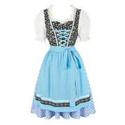Dirndl kleid für Damen mit Schnürmieder und Schürze