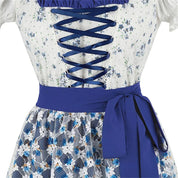 Dirndl kleid für Damen mit Schnürmieder und Schürze