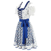 Dirndl kleid für Damen mit Schnürmieder und Schürze