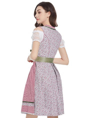 Dirndl Kleid für Damen mit Spitzenbluse und Schürzenband