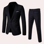 Formeller Herrenanzug mit schmal geschnittenem Blazer und Hosen-Set