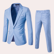 Formeller Herrenanzug mit schmal geschnittenem Blazer und Hosen-Set