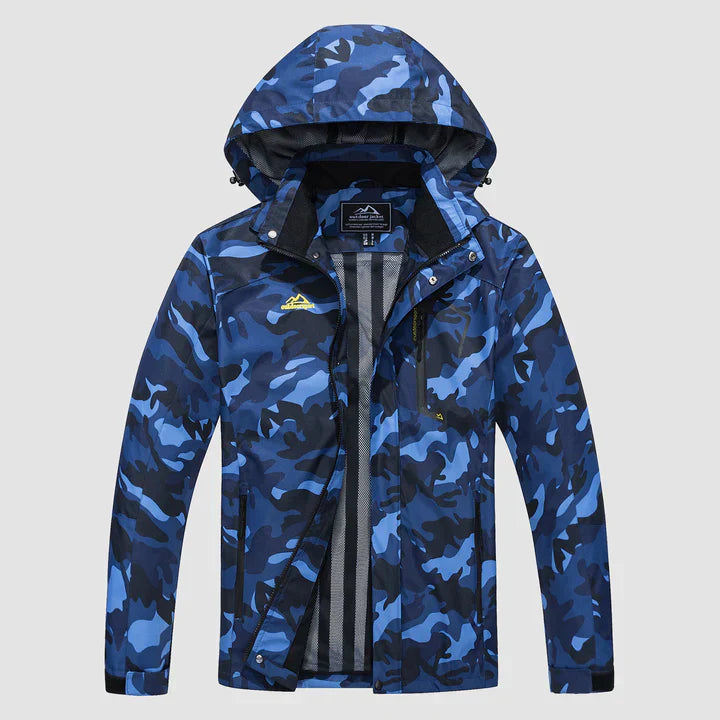 Warme Winterjacke mit Kapuze für Männer