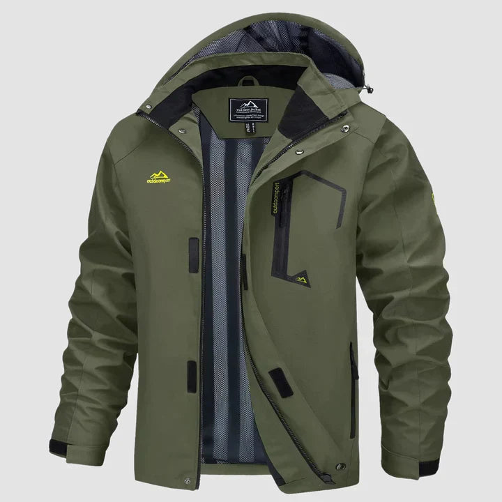 Warme Winterjacke mit Kapuze für Männer