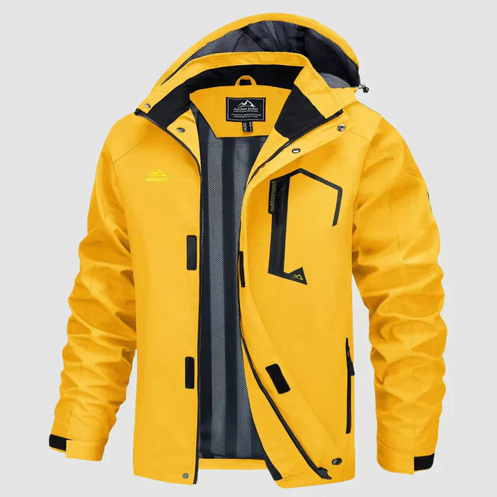Warme Winterjacke mit Kapuze für Männer