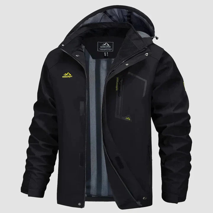 Warme Winterjacke mit Kapuze für Männer