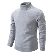 Herren Rollkragenpullover mit geripptem Kragen und Bündchen