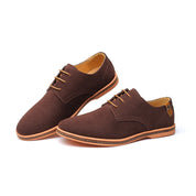 Herren-Schnürschuhe mit Kontrastsohle für den Freizeitbereich