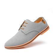 Herren-Schnürschuhe mit Kontrastsohle für den Freizeitbereich