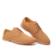 Herren-Schnürschuhe mit Kontrastsohle für den Freizeitbereich