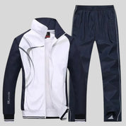 Herren Trainingsset mit Jacke mit Reißverschluss und Hose mit elastischem Bund