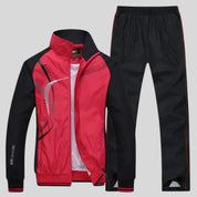 Herren Trainingsset mit Jacke mit Reißverschluss und Hose mit elastischem Bund