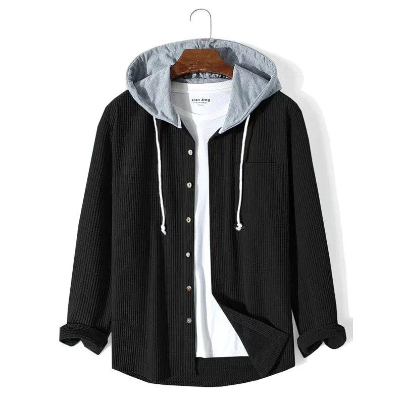 HerrenHemdjackemitKapuzeKnopfverschlussundBrusttasche_1.webp