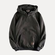 Herren Hoodie mit Halbzipp-Verschluss und Kängurutasche