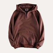 Herren Hoodie mit Halbzipp-Verschluss und Kängurutasche