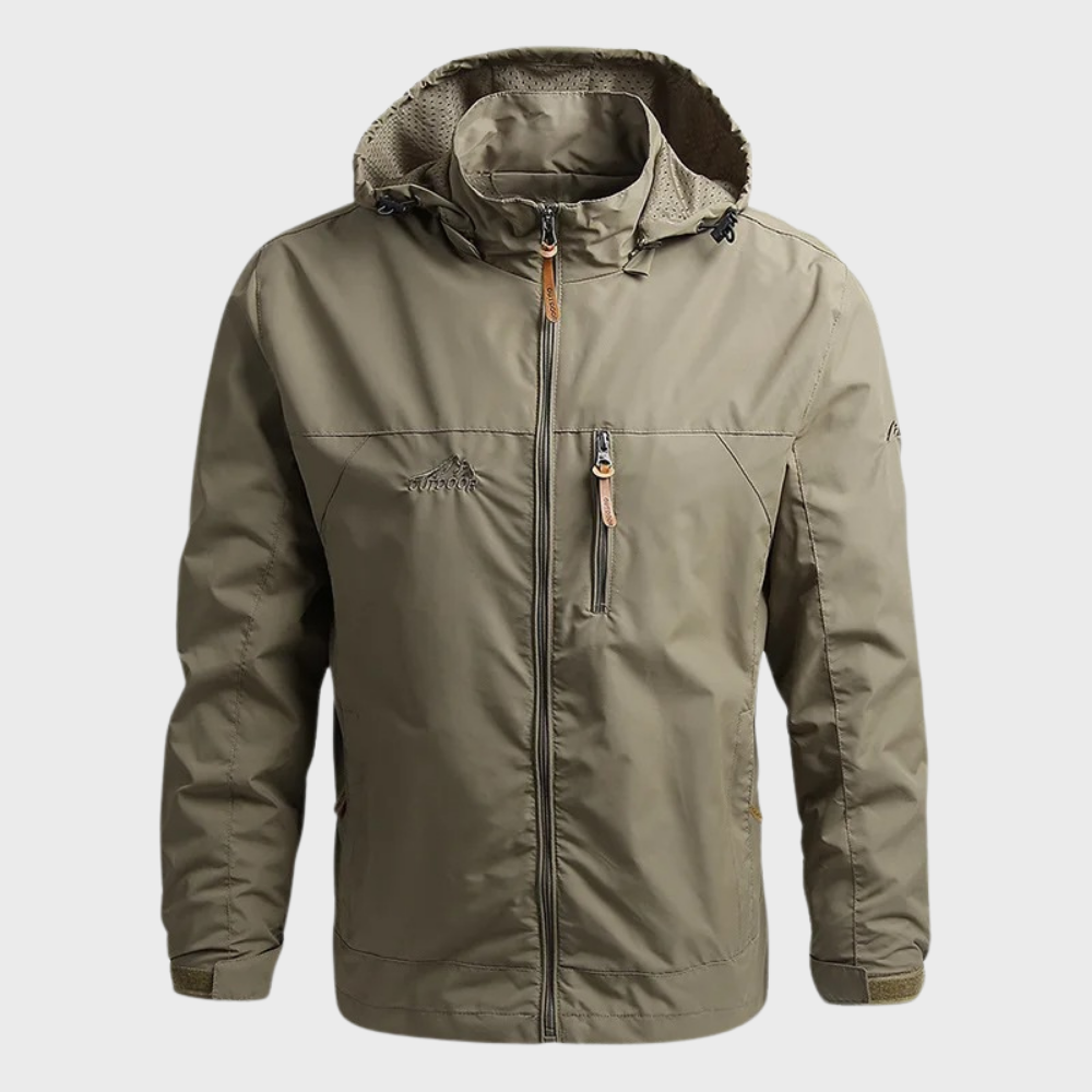 Herren Kapuzenjacke mit Reißverschluss und mehreren Taschen