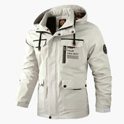 Herren Kapuzenjacke mit Reißverschluss und mehreren Taschen