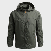 Herren Kapuzenjacke mit Reißverschluss und mehreren Taschen