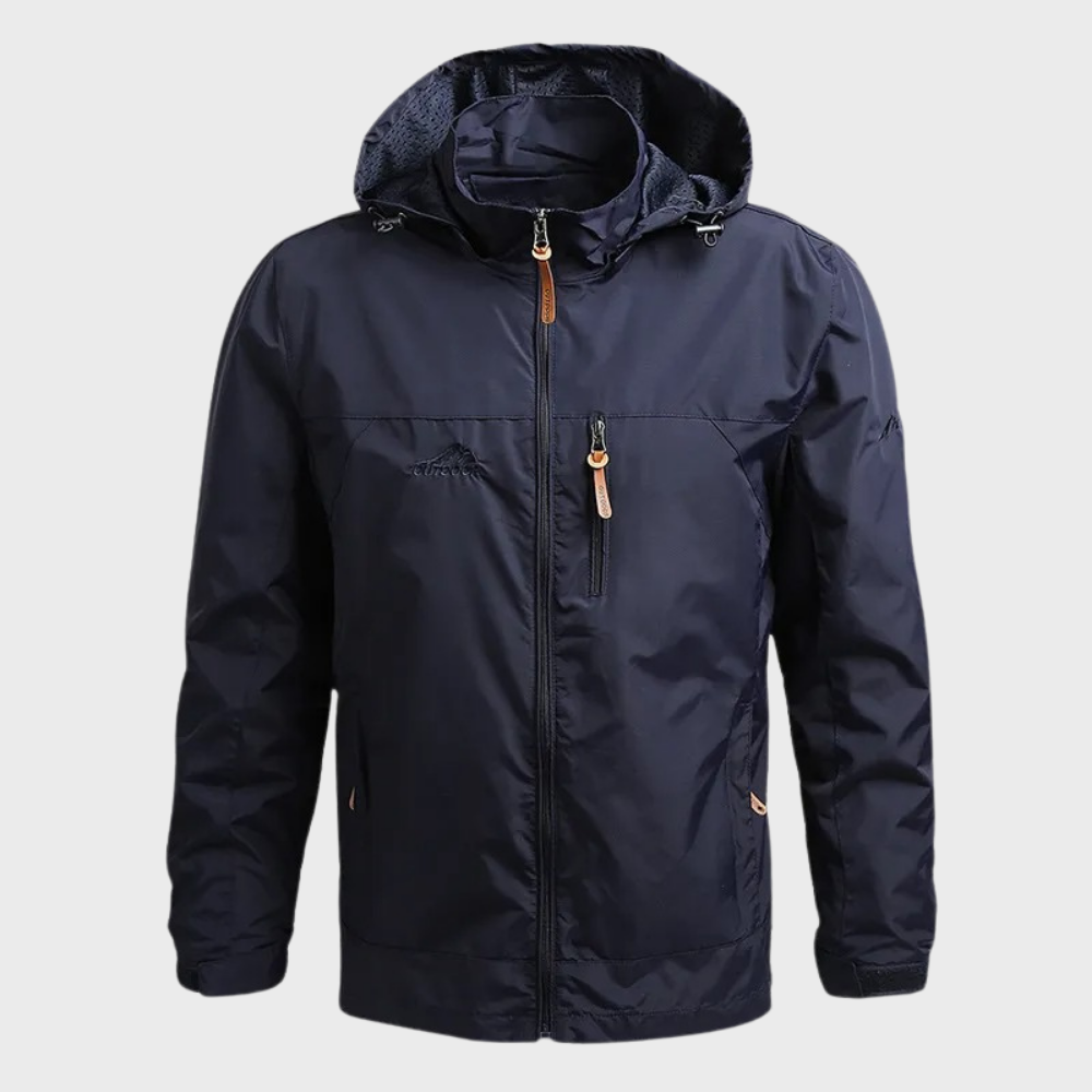 Herren Kapuzenjacke mit Reißverschluss und mehreren Taschen
