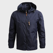 Herren Kapuzenjacke mit Reißverschluss und mehreren Taschen
