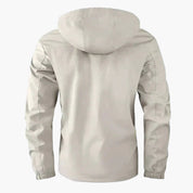 Herren Kapuzenjacke mit Reißverschluss und mehreren Taschen
