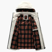 Herren Kapuzenjacke mit Reißverschluss und mehreren Taschen
