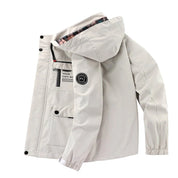 Herren Kapuzenjacke mit Reißverschluss und mehreren Taschen