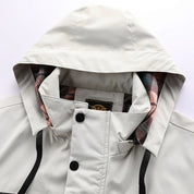 Herren Kapuzenjacke mit Reißverschluss und mehreren Taschen
