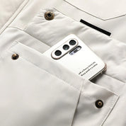 Herren Kapuzenjacke mit Reißverschluss und mehreren Taschen