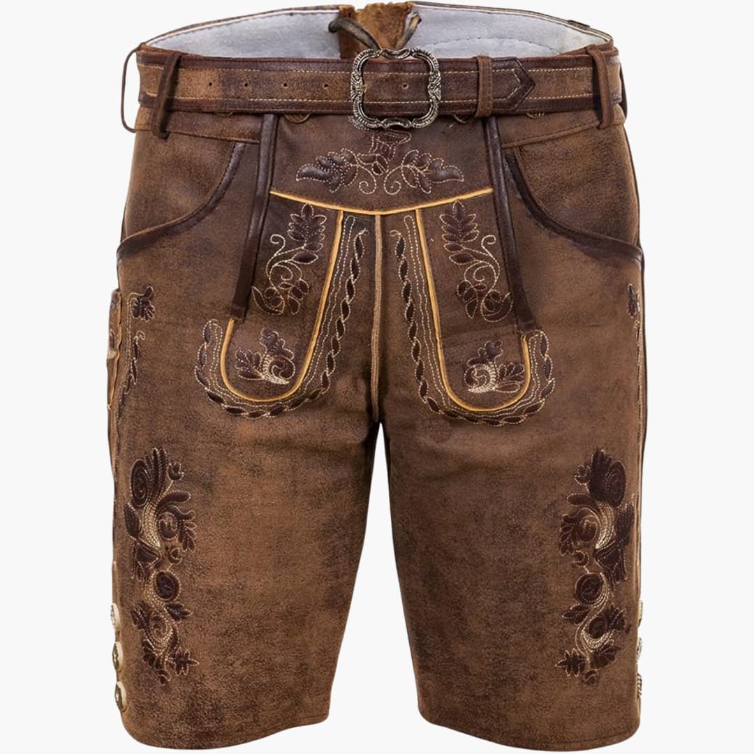 HerrenLederhosenShortsmitbesticktemLatzundSeitenknopfen_1.jpg