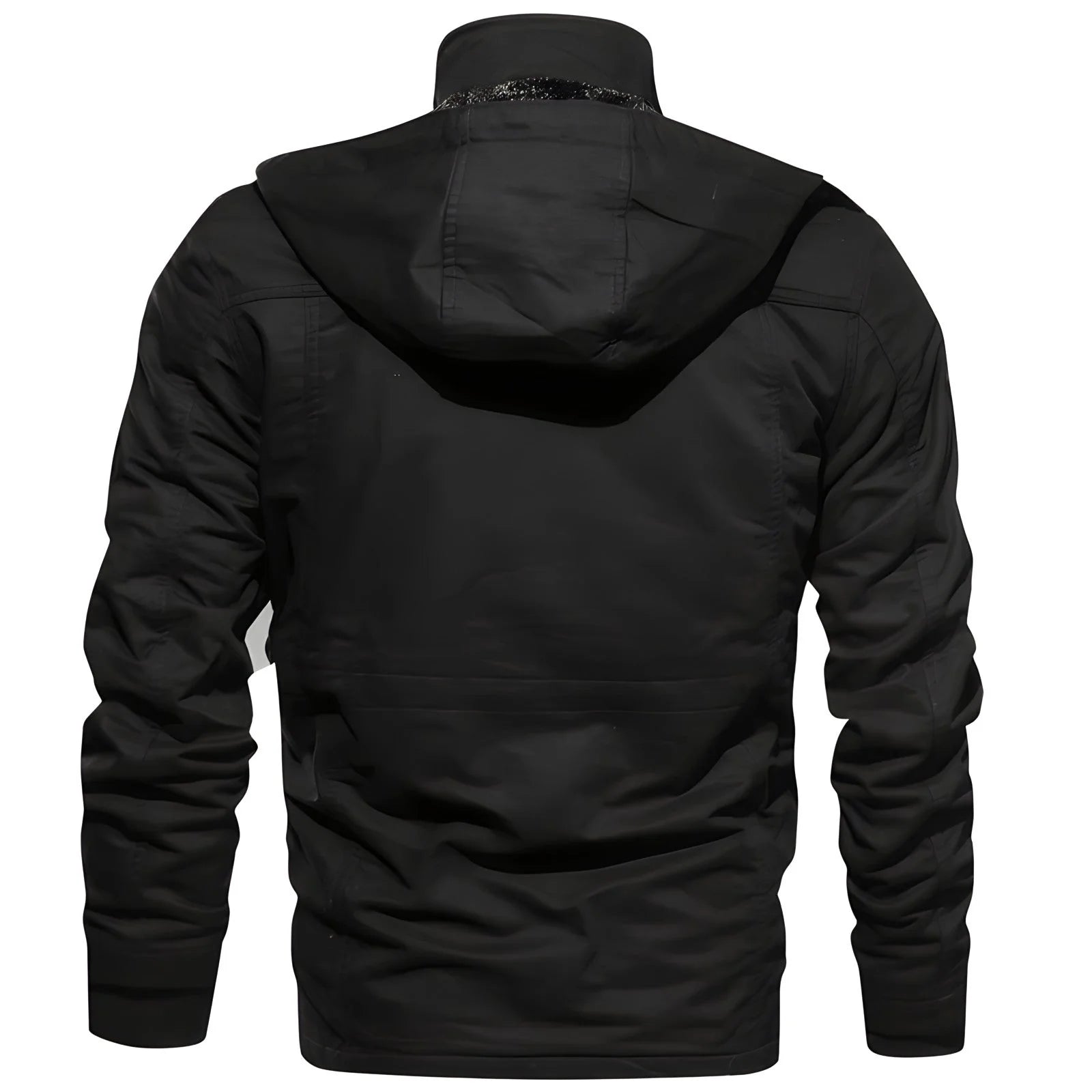 Herren Militärjacke mit mehreren Taschen und verstellbaren Kordeln