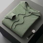 Herren Ripp Hoodie mit verstellbaren Kordeln und langen Ärmeln