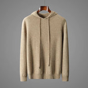 Herren Ripp Hoodie mit verstellbaren Kordeln und langen Ärmeln