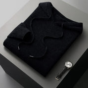 Herren Ripp Hoodie mit verstellbaren Kordeln und langen Ärmeln
