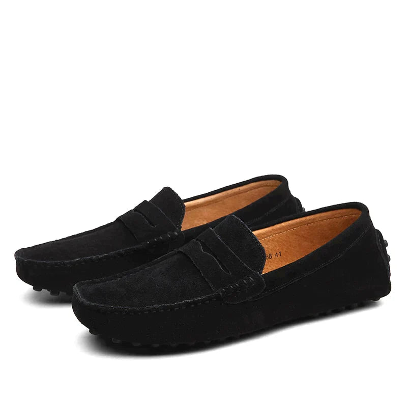 Herren Slipper mit Mokassin-Zehe und Gummisohle