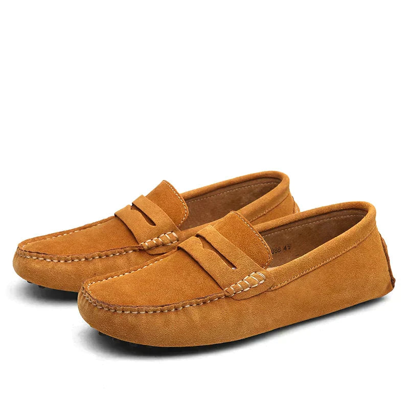 Herren Slipper mit Mokassin-Zehe und Gummisohle