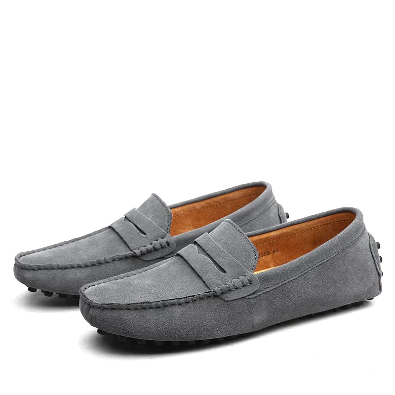 Herren Slipper mit Mokassin-Zehe und Gummisohle