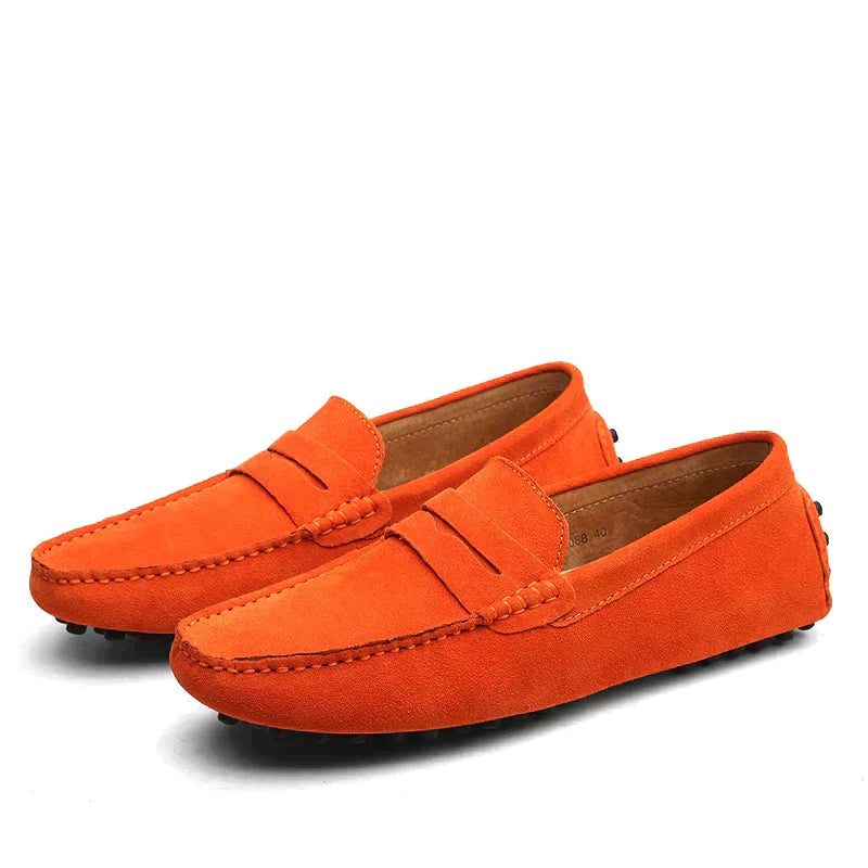 Herren Slipper mit Mokassin-Zehe und Gummisohle