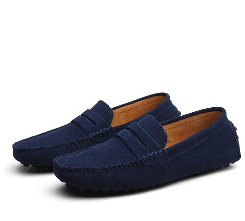 Herren Slipper mit Mokassin-Zehe und Gummisohle