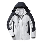 Herren Kapuzenjacke mit Reißverschluss und mehreren Taschen