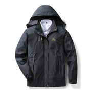 Herren Kapuzenjacke mit Reißverschluss und mehreren Taschen