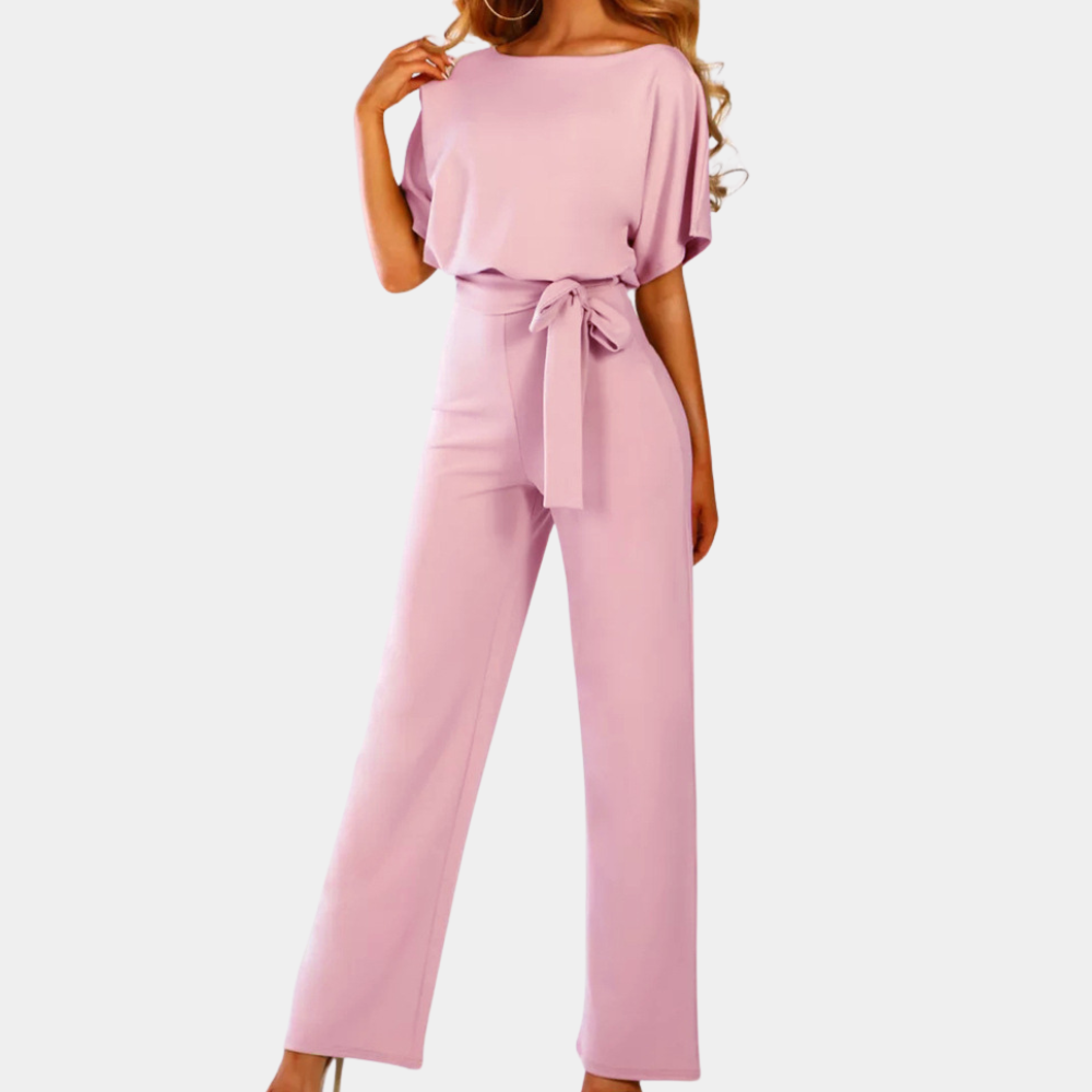 JumpsuitmitGurtelfurFrauenmitkurzenArmelnundgerademBein_2.png