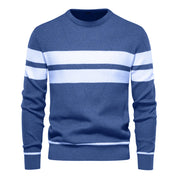 Klassischer Pullover mit O-Ausschnitt für Männer