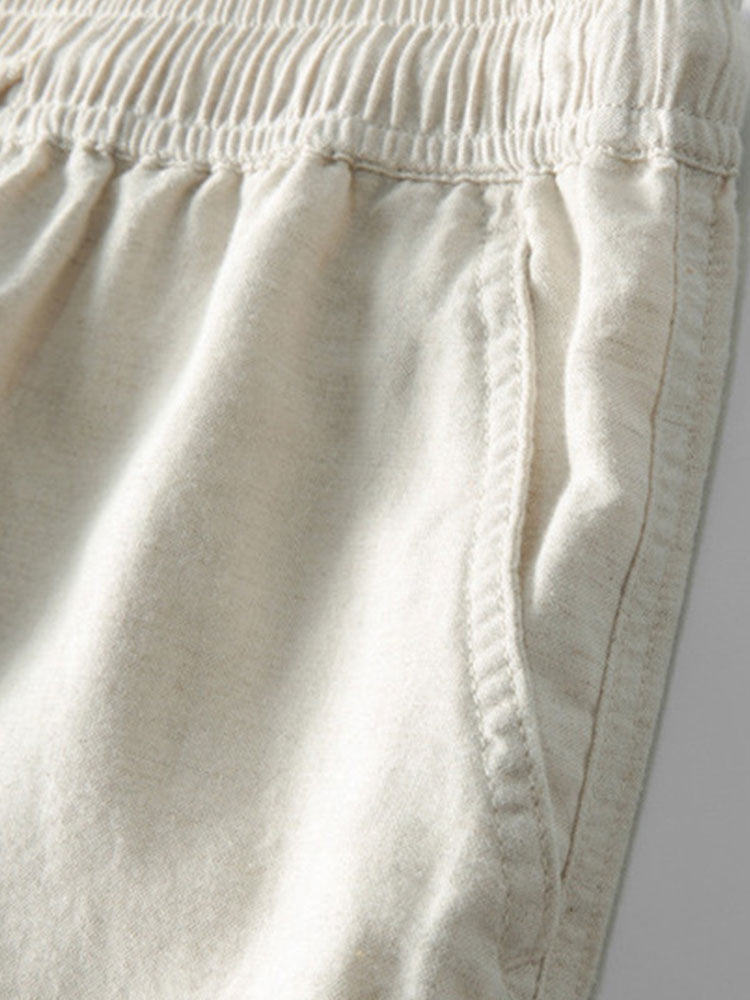 Kurzarmhemd und Hose mit Kordelzug für Männer für den Sommer