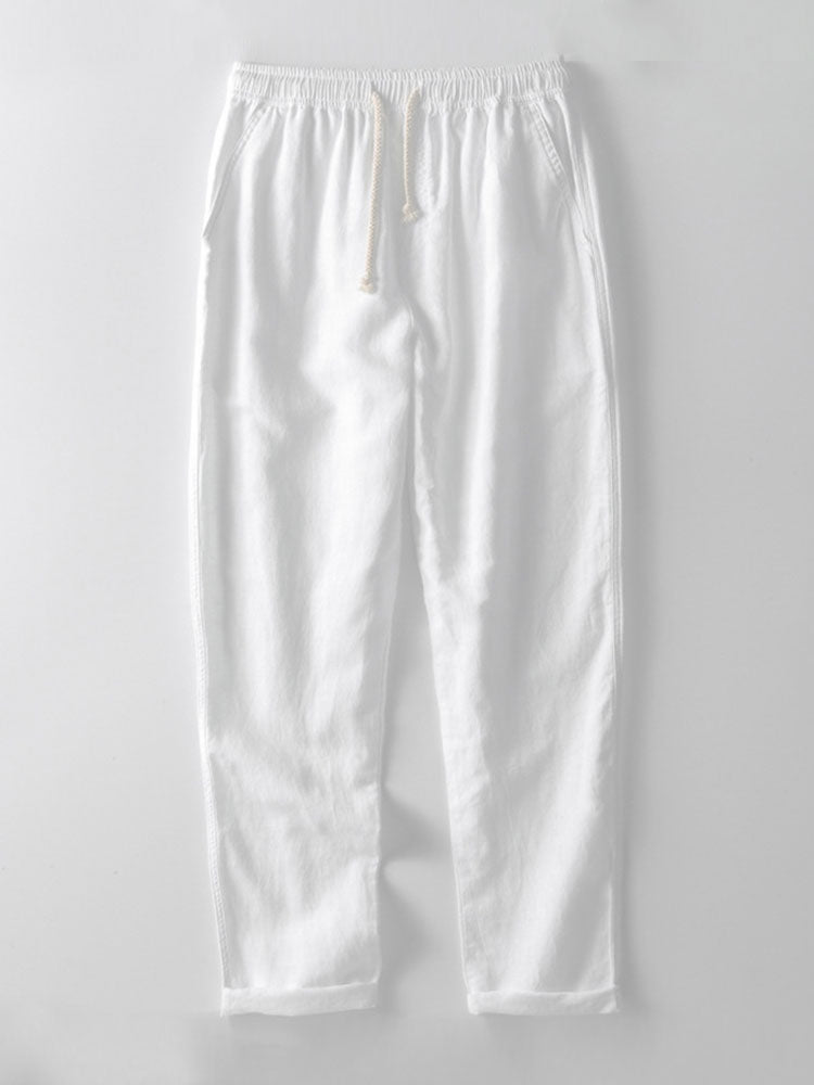 Kurzarmhemd und Hose mit Kordelzug für Männer für den Sommer