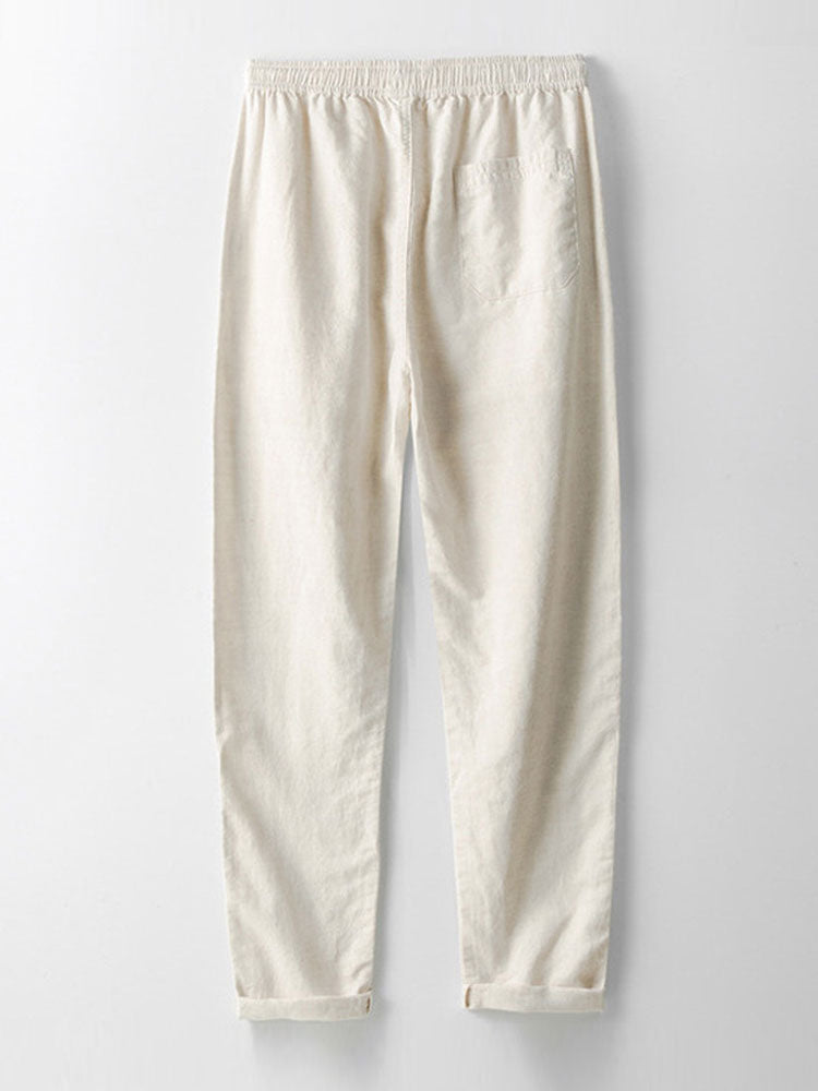 Kurzarmhemd und Hose mit Kordelzug für Männer für den Sommer