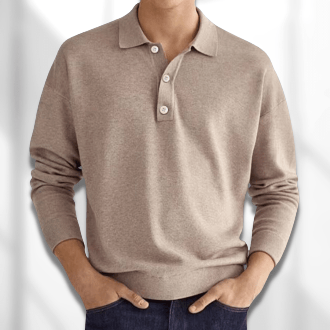 LangarmeligesHerren-PoloshirtmitRippenbundchenundKnopfleiste_1.png