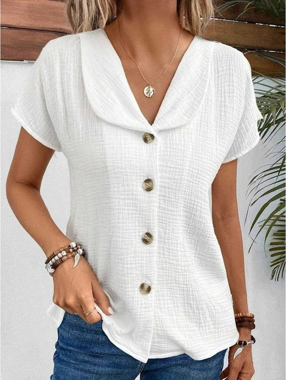 Stylisches Oberteil mit Kragen für Frauen