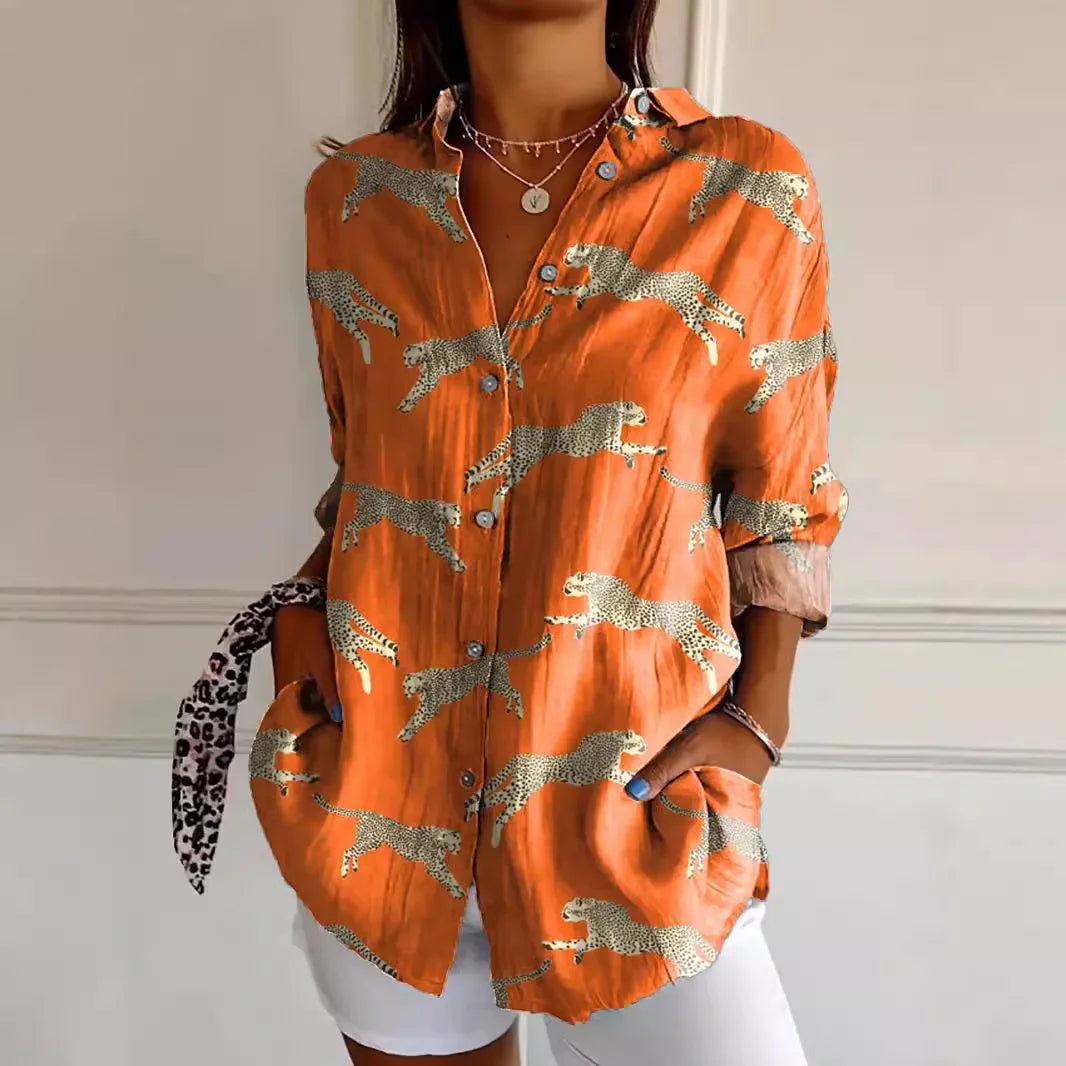 Trendige atmungsaktive Sommerbluse für Frauen