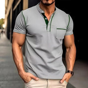 Klassisches Polo mit Brusttasche für Männer